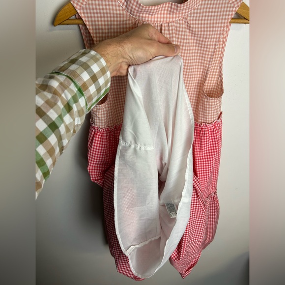 English Factory Pink Gingham Sleeveless Women Midi Dress Size XS - Picture 11 of 14